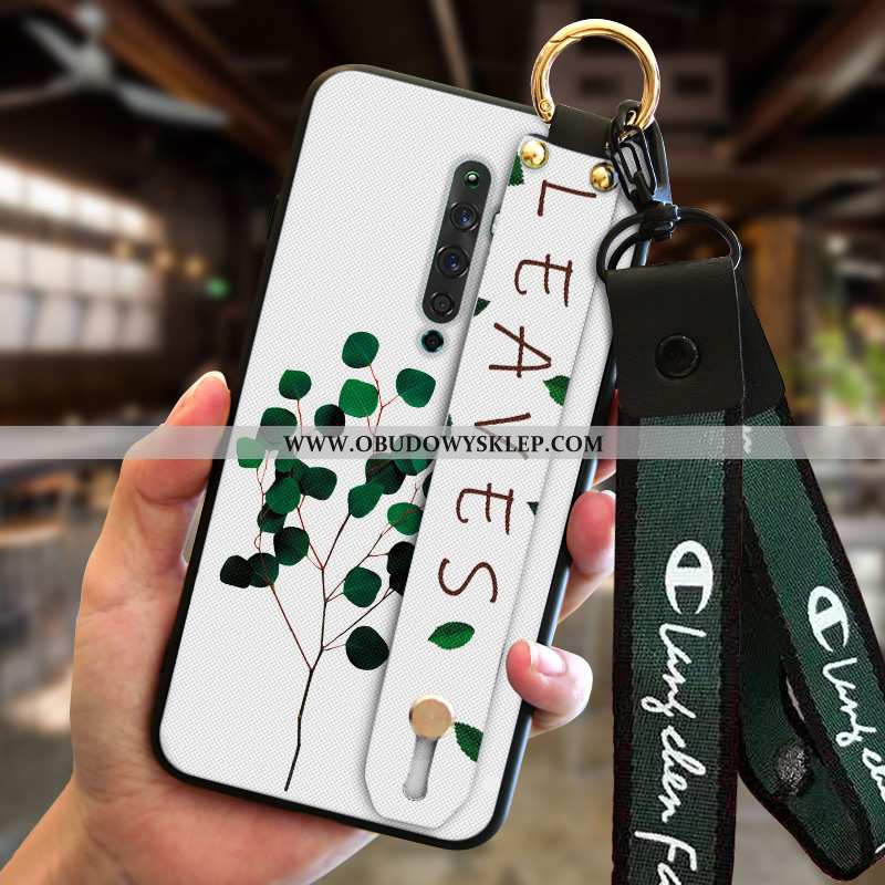 Etui Oppo Reno2 Z Wisząca Szyja Anti-fall Niebieski, Futerał Oppo Reno2 Z Miękki Niebieska