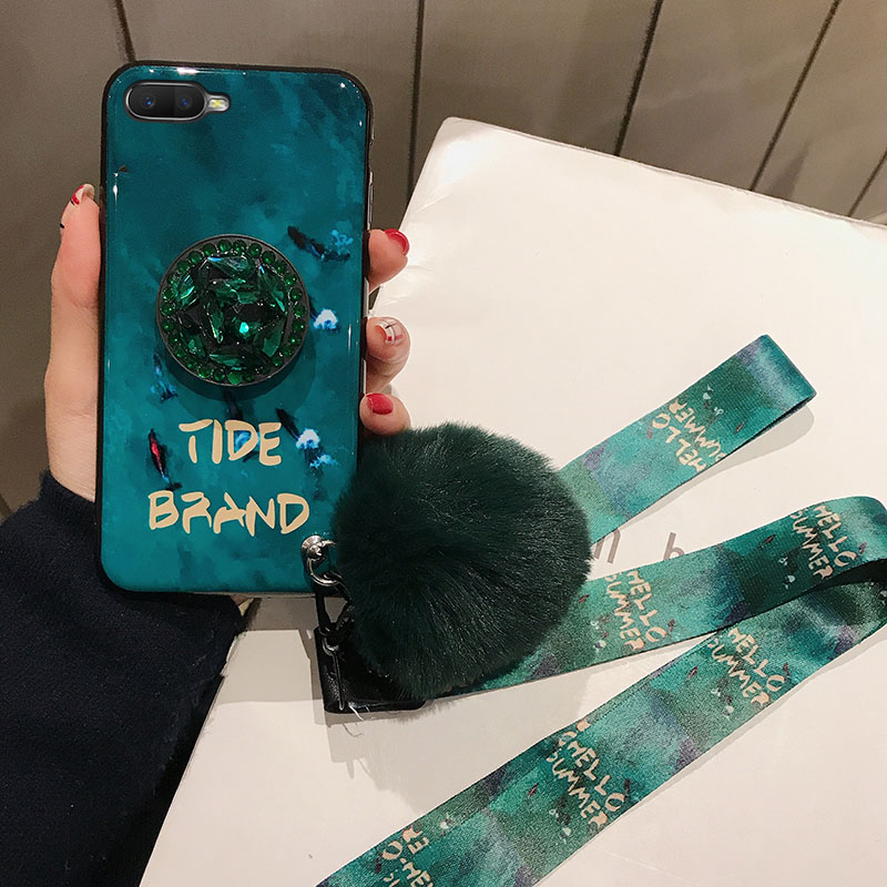 Etui Oppo Rx17 Neo Trendy Futerał Telefon Komórkowy, Oppo Rx17 Neo Ochraniacz Anti-fall Zielone