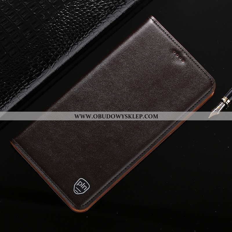 Etui Samsung Galaxy A10 Wzór Skórzane Etui, Futerał Samsung Galaxy A10 Ochraniacz 2020 Kawowy