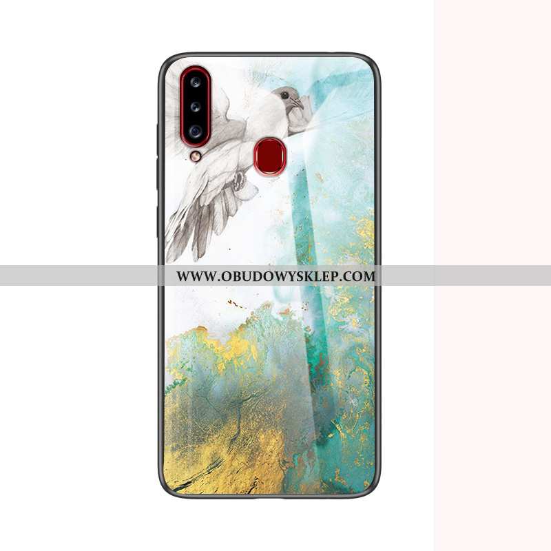 Etui Samsung Galaxy A20s Ochraniacz Telefon Komórkowy Trudno, Futerał Samsung Galaxy A20s Szkło Mięk