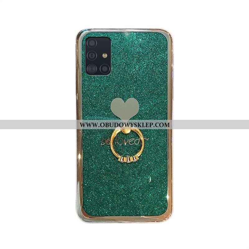 Etui Samsung Galaxy A51 Ochraniacz Anti-fall Gwiazda, Futerał Samsung Galaxy A51 Moda Zielone