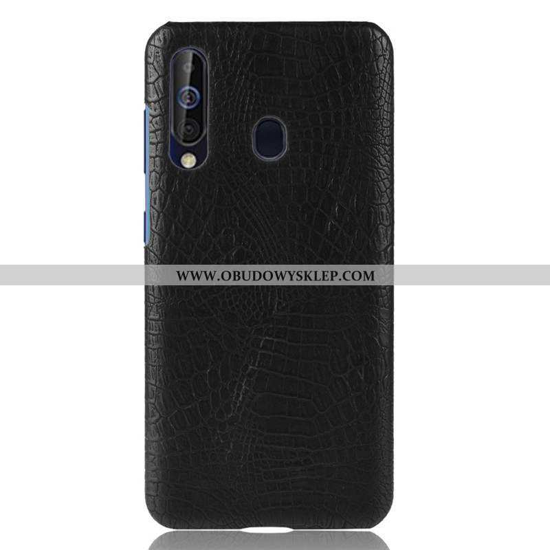 Etui Samsung Galaxy A60 Wzór Gwiazda Futerał, Futerał Samsung Galaxy A60 Skórzane Anti-fall Czerwona