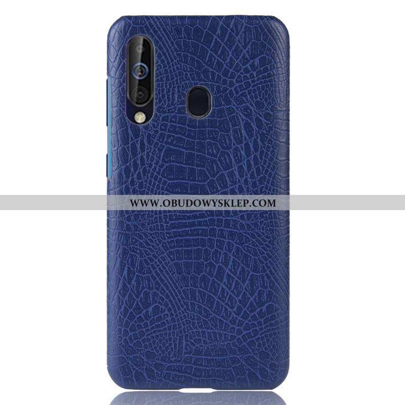 Etui Samsung Galaxy A60 Wzór Gwiazda Futerał, Futerał Samsung Galaxy A60 Skórzane Anti-fall Czerwona