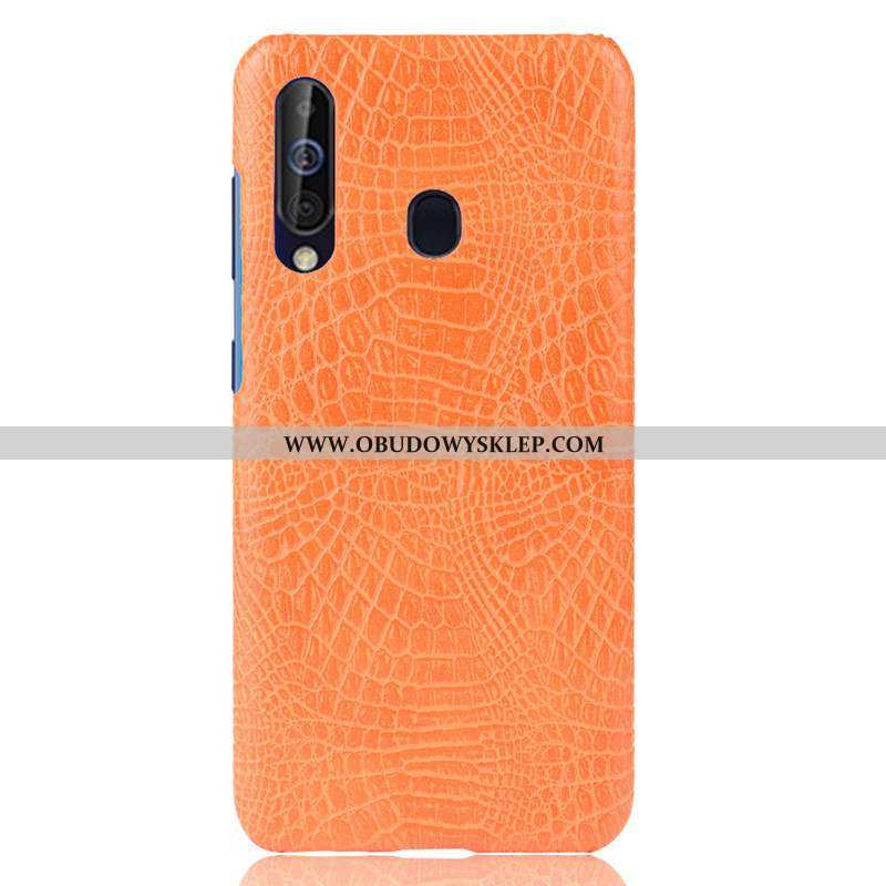 Etui Samsung Galaxy A60 Wzór Gwiazda Futerał, Futerał Samsung Galaxy A60 Skórzane Anti-fall Czerwona