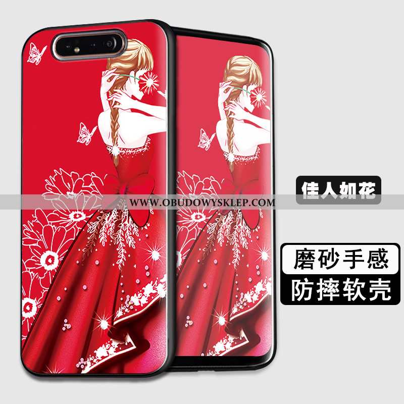 Etui Samsung Galaxy A80 Miękki Trendy Anti-fall, Futerał Samsung Galaxy A80 Silikonowe Granatowy