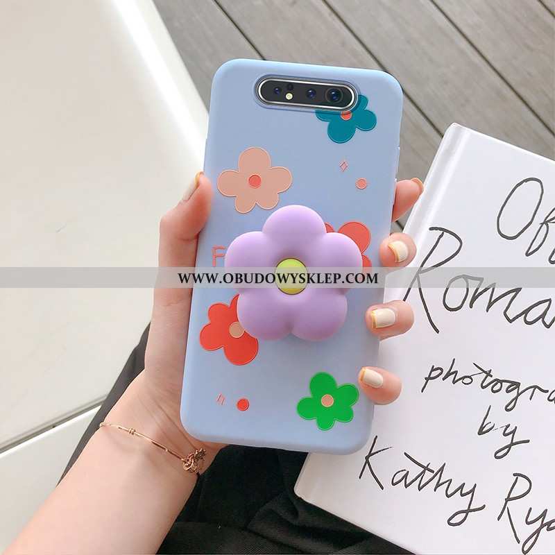 Etui Samsung Galaxy A80 Piękny Zielony Kreskówka, Futerał Samsung Galaxy A80 Trendy Silikonowe Zielo