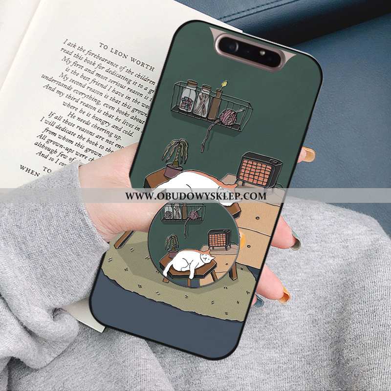 Etui Samsung Galaxy A80 Silikonowe Piękny Kreskówka, Futerał Samsung Galaxy A80 Ochraniacz Gwiazda Z