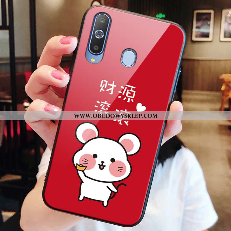Etui Samsung Galaxy A8s Ochraniacz Czerwony Trendy, Futerał Samsung Galaxy A8s Szkło Czerwona