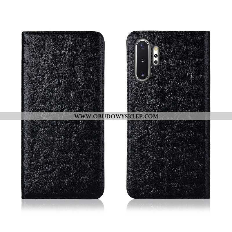 Etui Samsung Galaxy Note 10+ Silikonowe Prawdziwa Skóra Etui, Futerał Samsung Galaxy Note 10+ Ochran