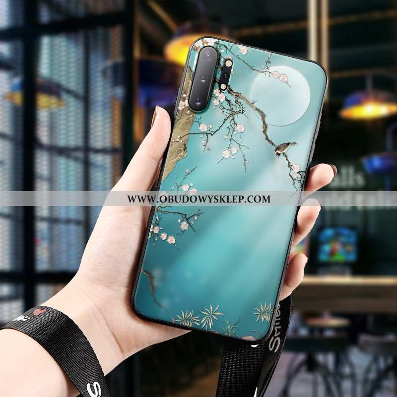 Etui Samsung Galaxy Note 10+ Silikonowe Trójwymiarowy Relief, Futerał Samsung Galaxy Note 10+ Ochran