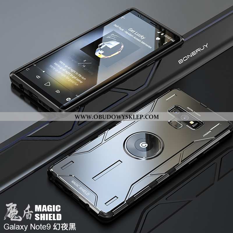Etui Samsung Galaxy Note 9 Osobowość All Inclusive Metal, Futerał Samsung Galaxy Note 9 Kreatywne Si