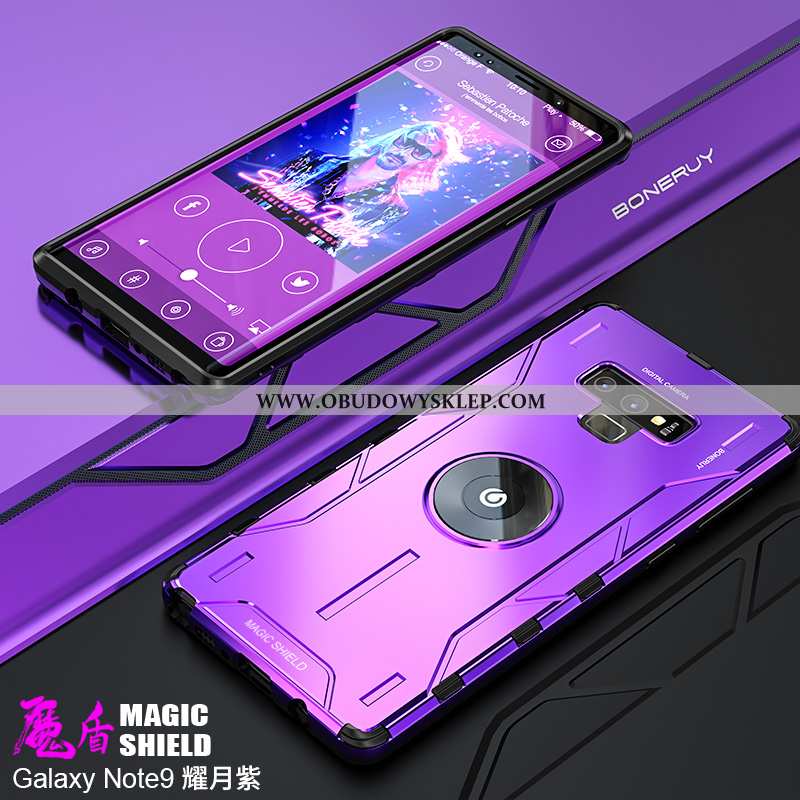Etui Samsung Galaxy Note 9 Osobowość All Inclusive Metal, Futerał Samsung Galaxy Note 9 Kreatywne Si