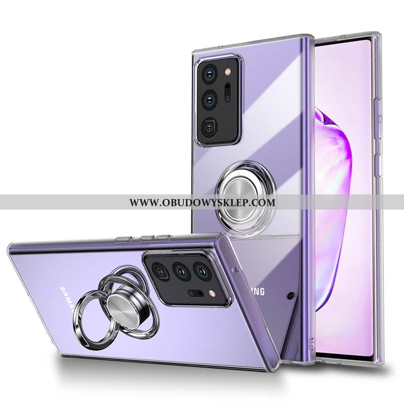 Etui Samsung Galaxy Note20 Ultra Trendy Silikonowe Purpurowy, Futerał Samsung Galaxy Note20 Ultra Su