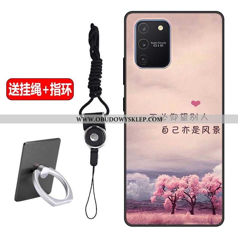 Etui Samsung Galaxy S10 Lite Silikonowe Futerał Proste, Samsung Galaxy S10 Lite Ochraniacz Nubuku Ro