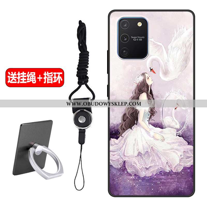 Etui Samsung Galaxy S10 Lite Silikonowe Futerał Proste, Samsung Galaxy S10 Lite Ochraniacz Nubuku Ro
