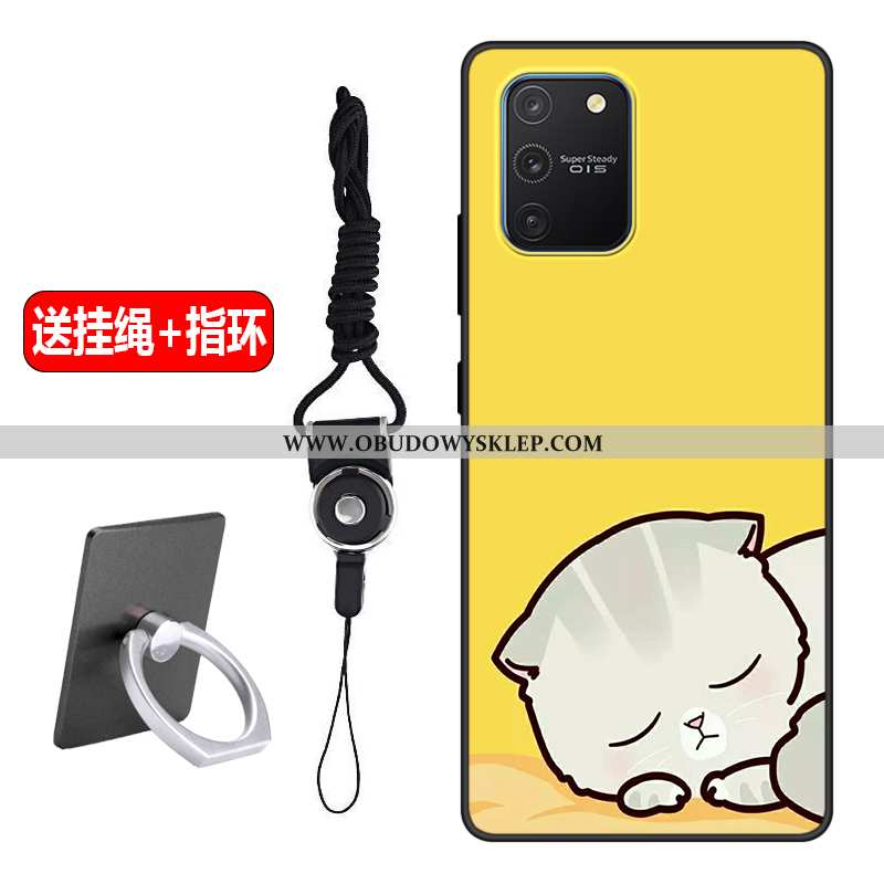 Etui Samsung Galaxy S10 Lite Silikonowe Futerał Proste, Samsung Galaxy S10 Lite Ochraniacz Nubuku Ro