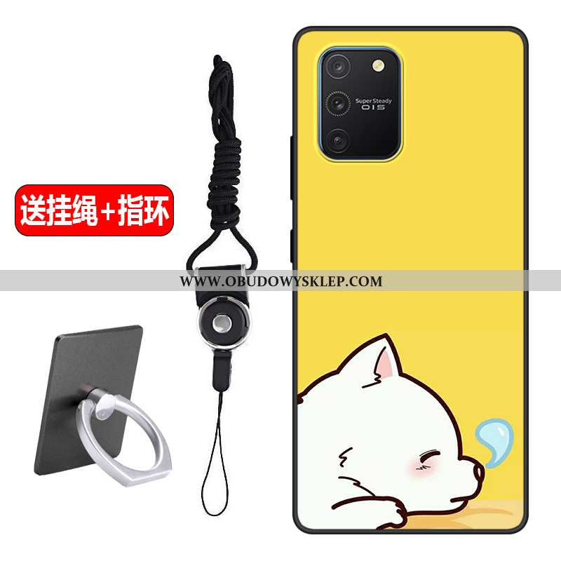 Etui Samsung Galaxy S10 Lite Silikonowe Futerał Proste, Samsung Galaxy S10 Lite Ochraniacz Nubuku Ro