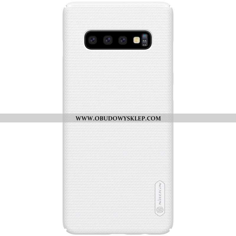 Etui Samsung Galaxy S10+ Nubuku Anti-fall, Futerał Samsung Galaxy S10+ Ochraniacz Trudno Niebieska