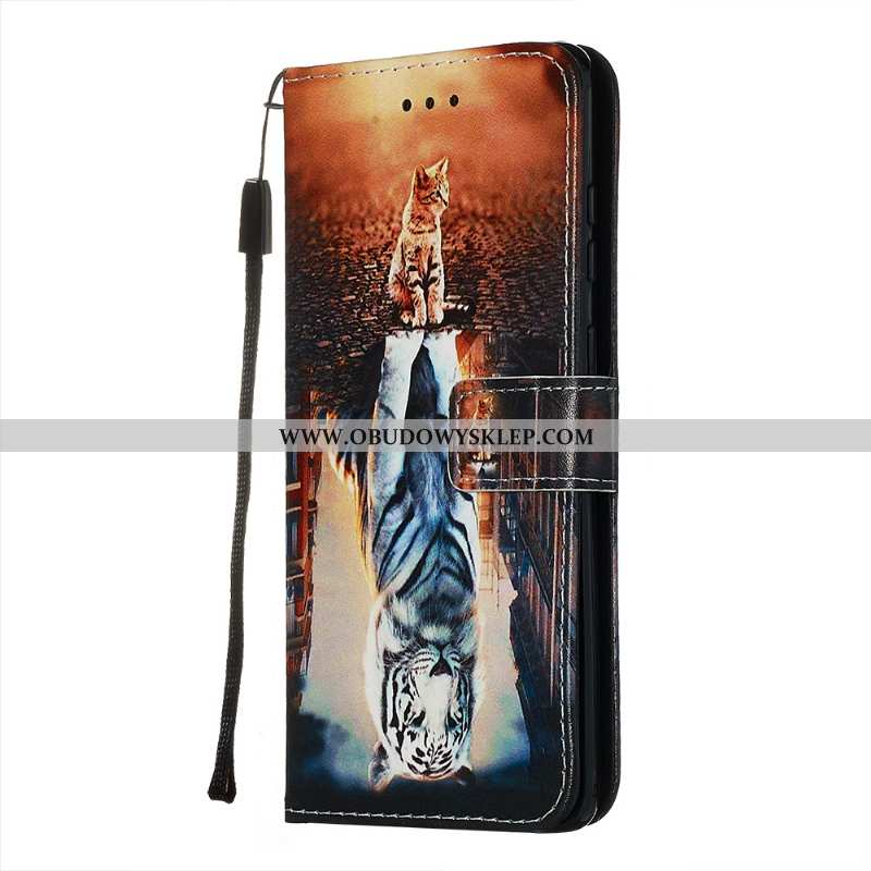 Etui Samsung Galaxy S20 Skórzane Obudowa Purpurowy, Futerał Samsung Galaxy S20 Osobowość Karta Fiole