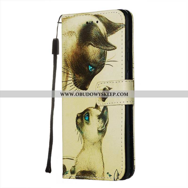 Etui Samsung Galaxy S20 Skórzane Obudowa Purpurowy, Futerał Samsung Galaxy S20 Osobowość Karta Fiole