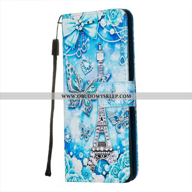 Etui Samsung Galaxy S20 Skórzane Obudowa Purpurowy, Futerał Samsung Galaxy S20 Osobowość Karta Fiole