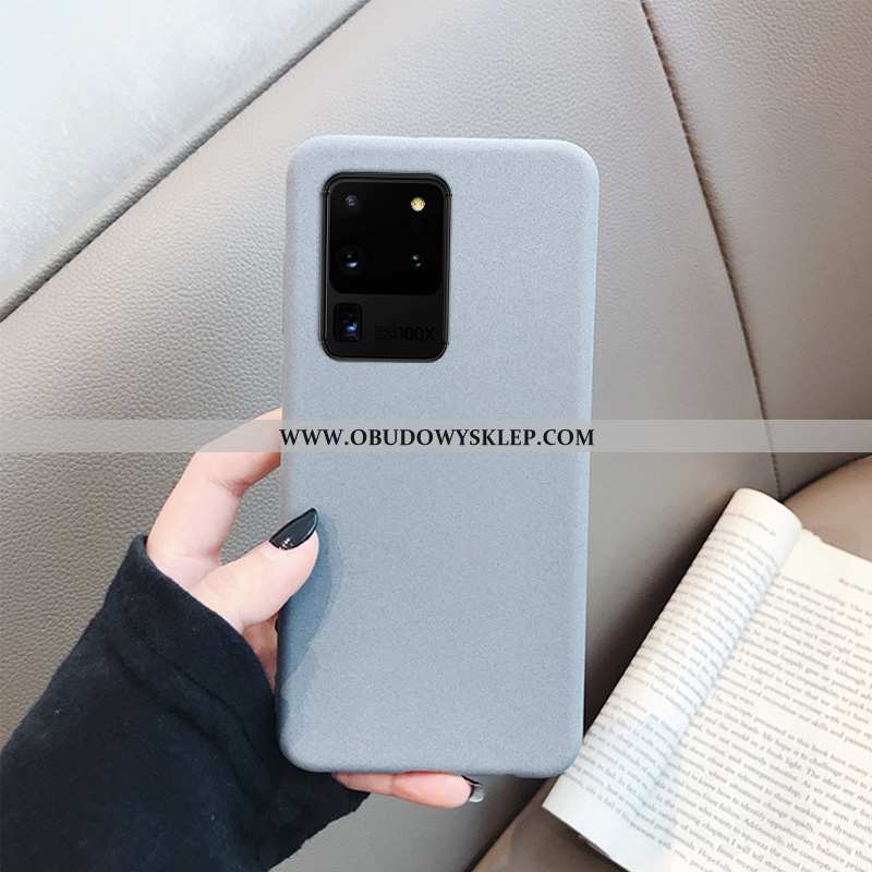 Etui Samsung Galaxy S20 Ultra Ochraniacz Futerał Nowy, Samsung Galaxy S20 Ultra Nubuku Trendy Czarna