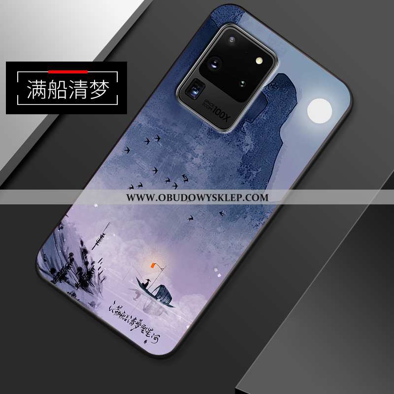 Etui Samsung Galaxy S20 Ultra Silikonowe Chiński Styl, Futerał Samsung Galaxy S20 Ultra Ochraniacz P
