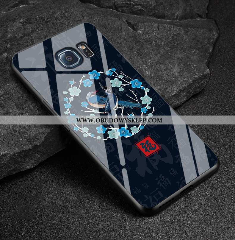 Etui Samsung Galaxy S6 Edge Ochraniacz Gwiazda Nowy, Futerał Samsung Galaxy S6 Edge Szkło Ciemno Nie