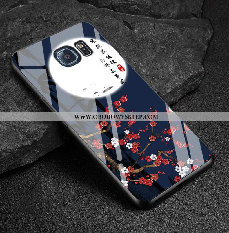 Etui Samsung Galaxy S6 Edge Ochraniacz Gwiazda Nowy, Futerał Samsung Galaxy S6 Edge Szkło Ciemno Nie