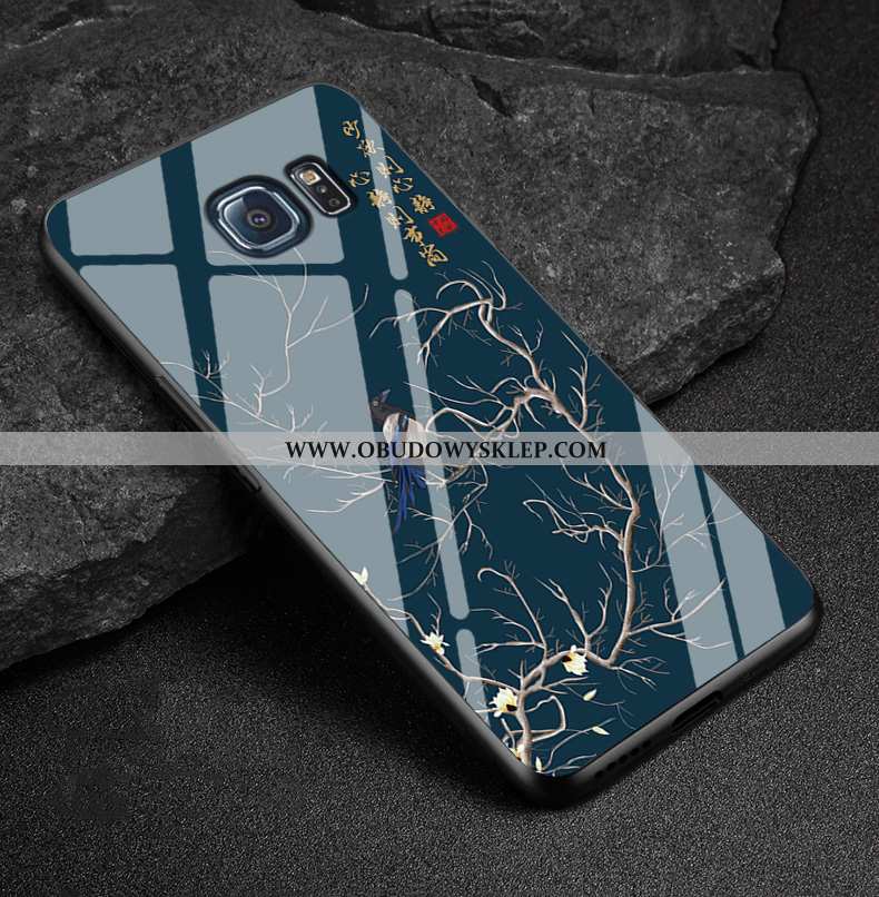 Etui Samsung Galaxy S6 Edge Ochraniacz Gwiazda Nowy, Futerał Samsung Galaxy S6 Edge Szkło Ciemno Nie