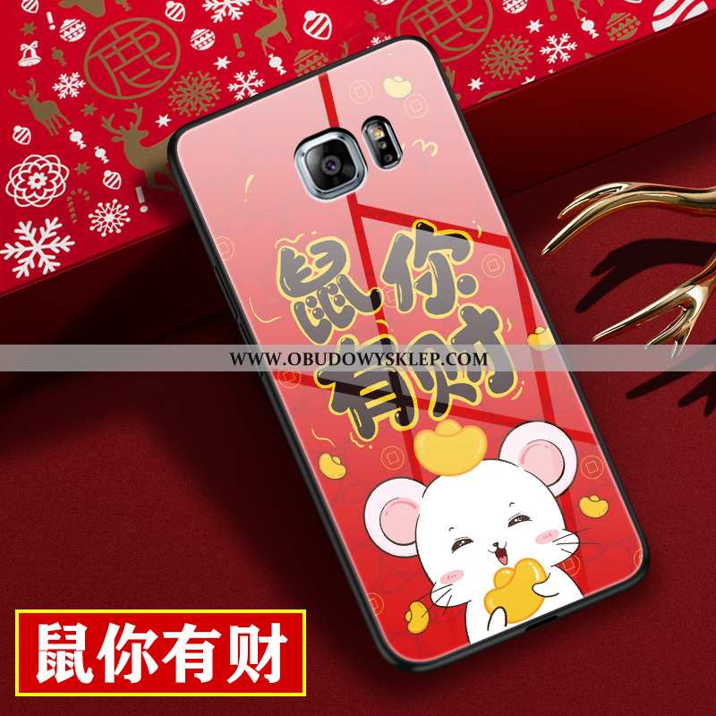Etui Samsung Galaxy S6 Edge Szkło Telefon Komórkowy Czerwony, Futerał Samsung Galaxy S6 Edge Osobowo