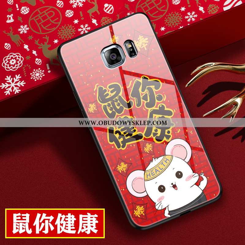 Etui Samsung Galaxy S6 Edge Szkło Telefon Komórkowy Czerwony, Futerał Samsung Galaxy S6 Edge Osobowo