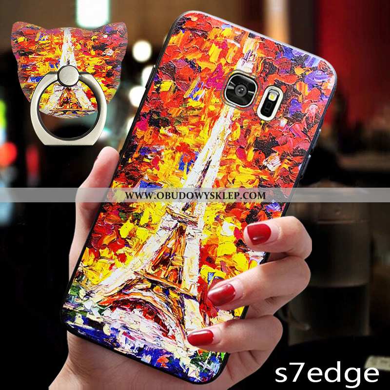 Etui Samsung Galaxy S7 Edge Osobowość Trendy Niebieski, Futerał Samsung Galaxy S7 Edge Kreatywne Mię