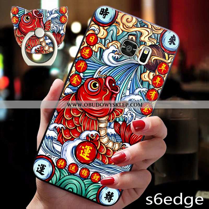 Etui Samsung Galaxy S7 Edge Trendy Futerał Osobowość, Samsung Galaxy S7 Edge Miękki Czerwona