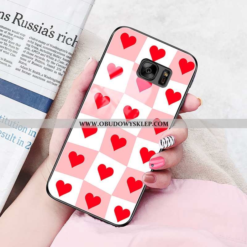 Etui Samsung Galaxy S7 Silikonowe Gwiazda Biały, Futerał Samsung Galaxy S7 Ochraniacz Szkło Biała