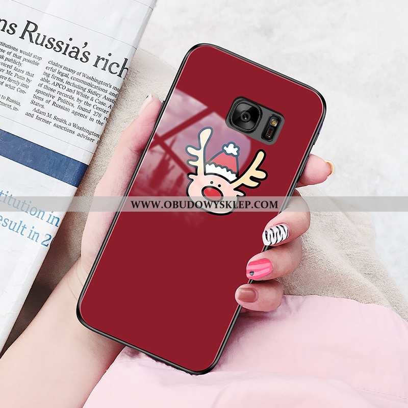 Etui Samsung Galaxy S7 Silikonowe Gwiazda Biały, Futerał Samsung Galaxy S7 Ochraniacz Szkło Biała