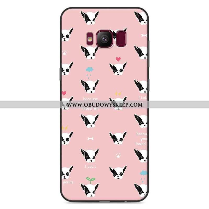 Etui Samsung Galaxy S8+ Kreskówka Silikonowe Szary, Futerał Samsung Galaxy S8+ Trendy Szara