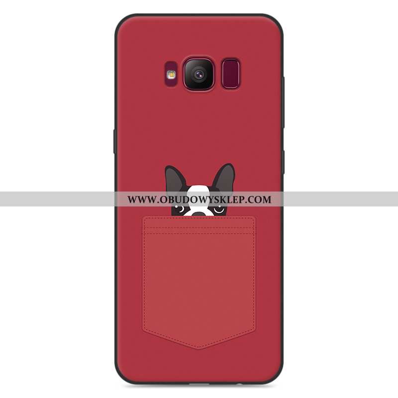 Etui Samsung Galaxy S8+ Kreskówka Silikonowe Szary, Futerał Samsung Galaxy S8+ Trendy Szara