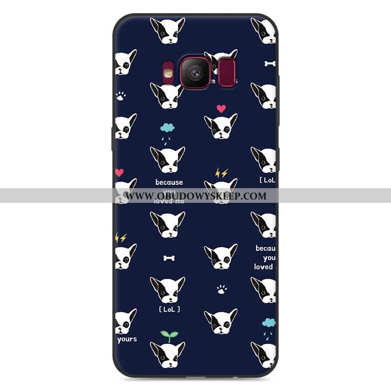 Etui Samsung Galaxy S8+ Kreskówka Silikonowe Szary, Futerał Samsung Galaxy S8+ Trendy Szara