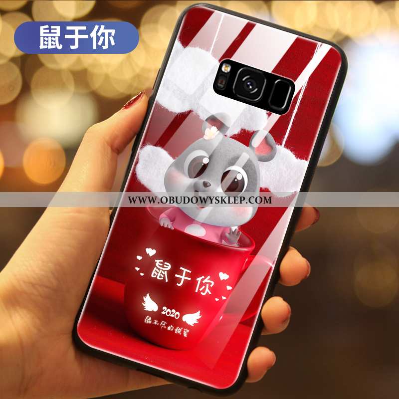 Etui Samsung Galaxy S8+ Szkło All Inclusive, Futerał Samsung Galaxy S8+ Silikonowe Czerwony Czerwona