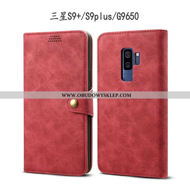 Etui Samsung Galaxy S9+ Ochraniacz Miękki Telefon Komórkowy, Futerał Samsung Galaxy S9+ Skórzane Cze