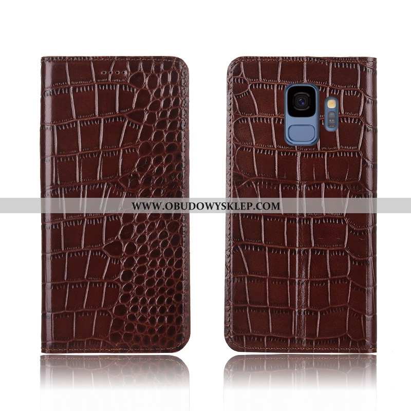 Etui Samsung Galaxy S9 Prawdziwa Skóra Telefon Komórkowy, Futerał Samsung Galaxy S9 Miękki All Inclu