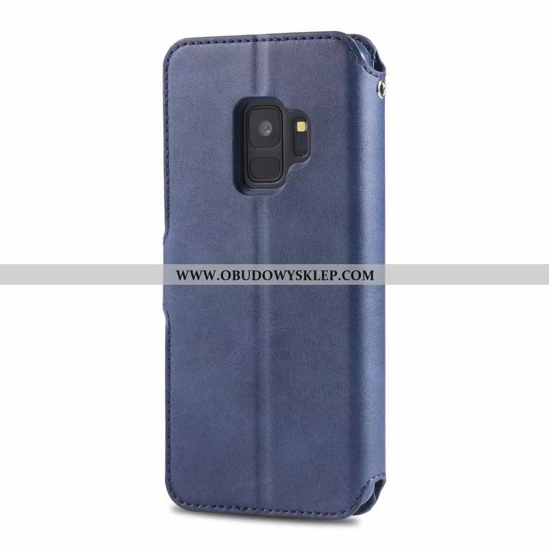 Etui Samsung Galaxy S9 Skórzane Gwiazda Silikonowe, Futerał Samsung Galaxy S9 Wiszące Ozdoby Filmy K