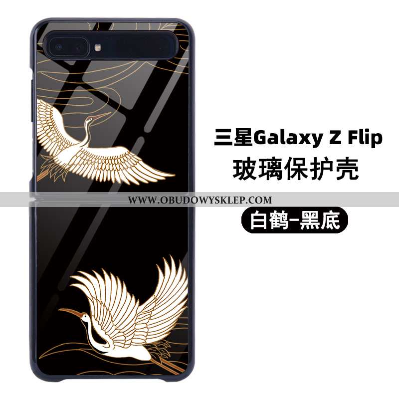 Etui Samsung Z Flip Ochraniacz Osobowość Etui, Futerał Samsung Z Flip Szkło Gwiazda Żółta