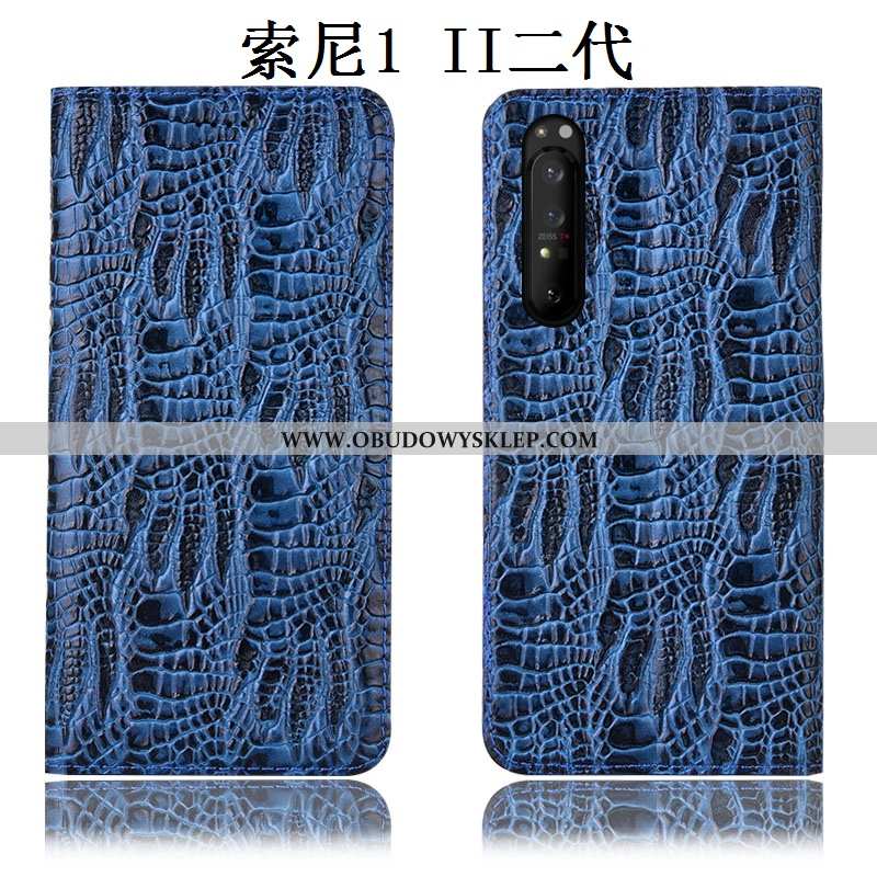 Etui Sony Xperia 1 Ii Ochraniacz Krokodyl, Futerał Sony Xperia 1 Ii Prawdziwa Skóra Telefon Komórkow