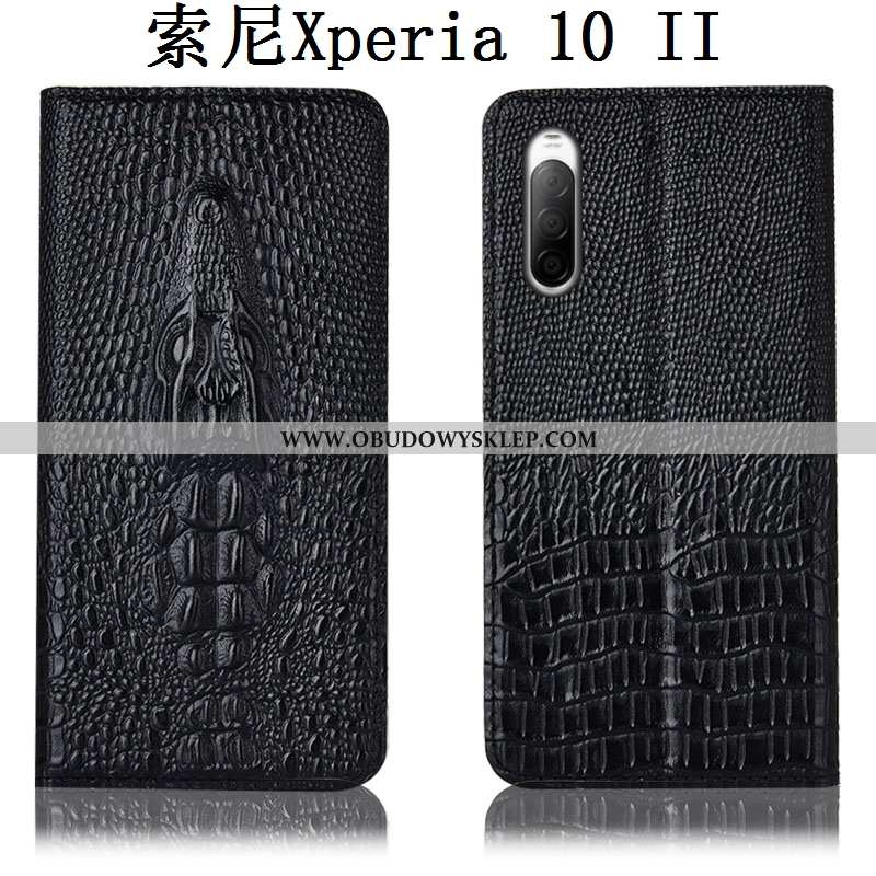 Etui Sony Xperia 10 Ii Skórzane Futerał Niebieski, Sony Xperia 10 Ii Ochraniacz Pokrowce Niebieska