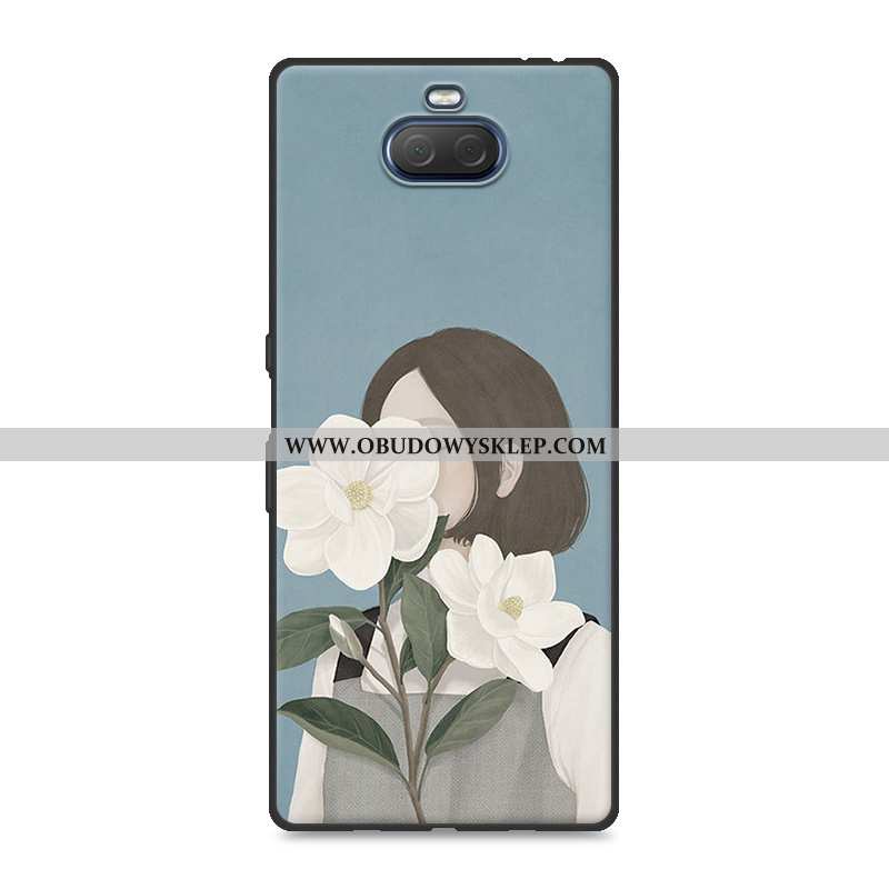 Etui Sony Xperia 10 Ochraniacz Telefon Komórkowy Anti-fall, Futerał Sony Xperia 10 Moda Świeży Biała