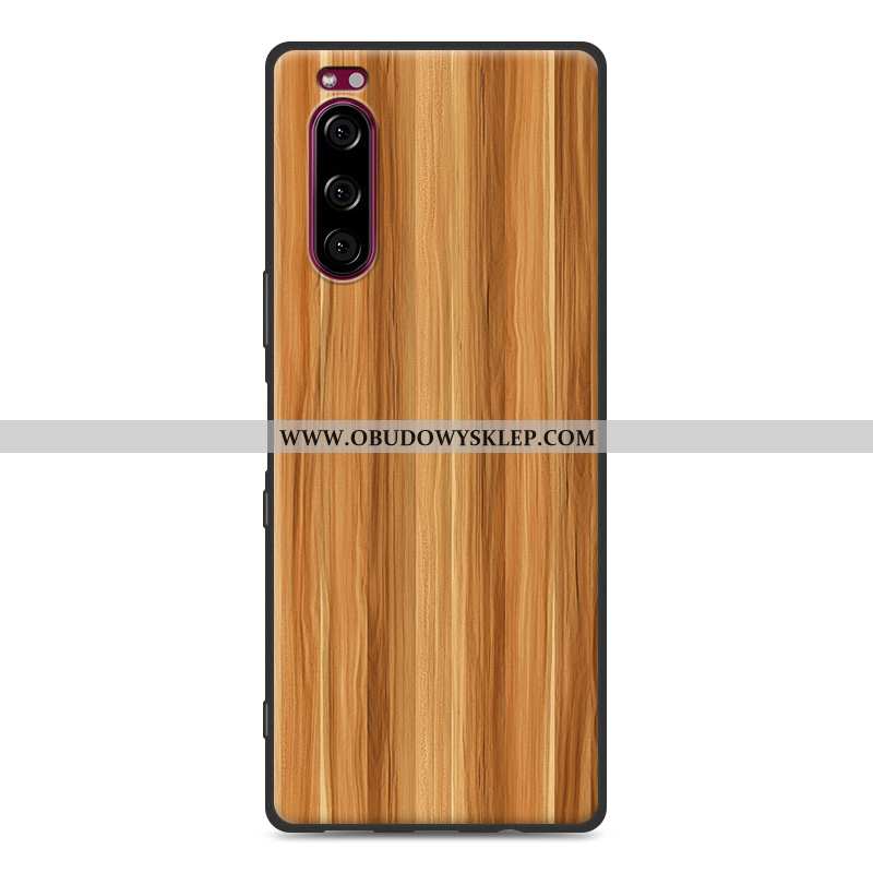 Etui Sony Xperia 5 Silikonowe Futerał Telefon Komórkowy, Sony Xperia 5 Ochraniacz Proste Szara