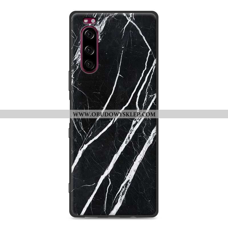 Etui Sony Xperia 5 Silikonowe Futerał Telefon Komórkowy, Sony Xperia 5 Ochraniacz Proste Szara