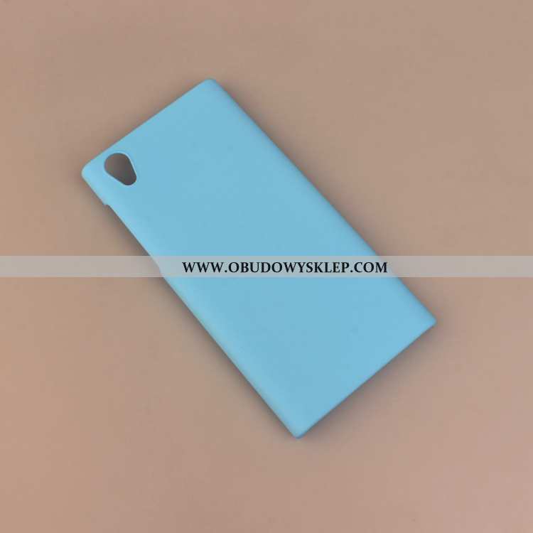 Etui Sony Xperia L1 Ochraniacz Trudno Etui, Futerał Sony Xperia L1 Nubuku Proste Żółta